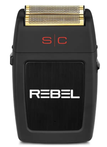 StyleCraft Rebel SHAVER WITH SUPER TORQUE MOTOR & GOLD TITANIUM FOIL HEAD -  SC802B